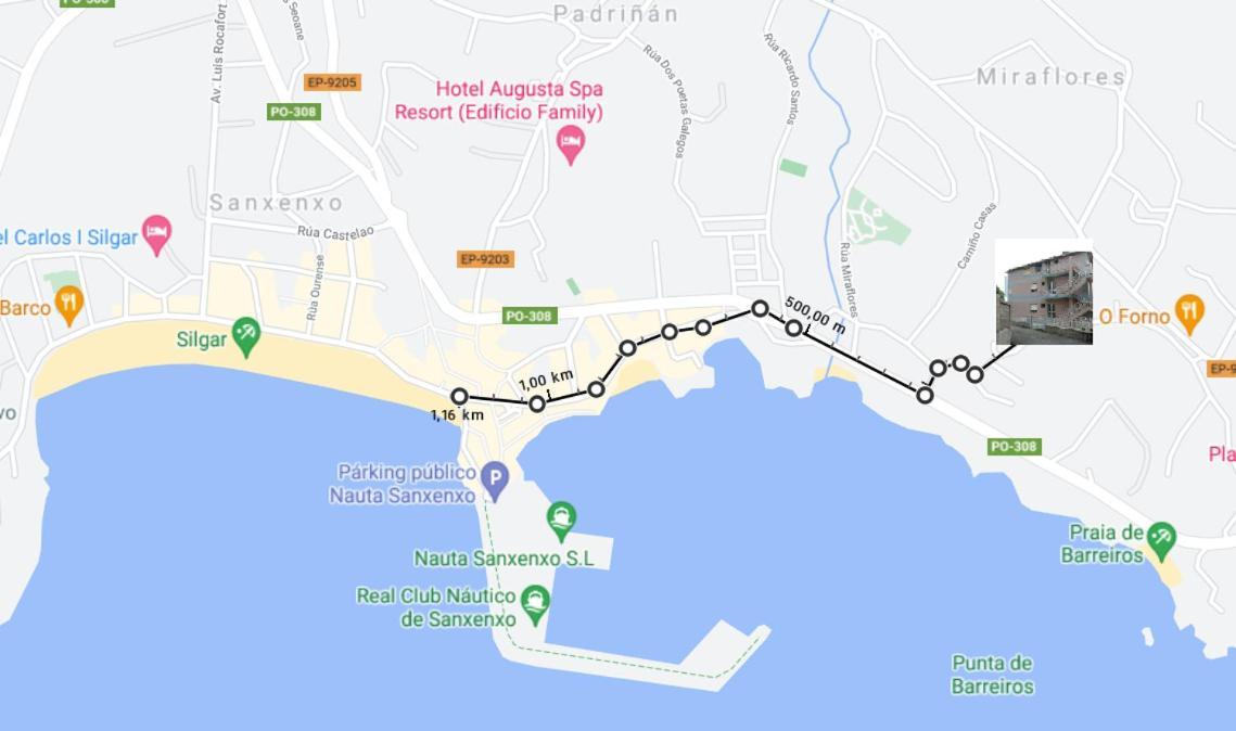 Апартаменти Piso Silgar 10 Pax Саншеншо Екстер'єр фото